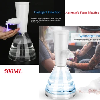 

500ML Tattoo Blue Algae Automatic Foam Machine Smart Sensor Hand Washing Sanitizer Machine Microblading Tatto Supplies Tools
