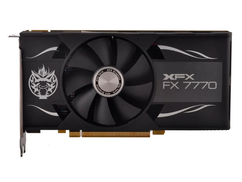  New original for XFX HD 7770 1G FX-777A-C6F 6DP DDR5 128bit devil desktop graphics card PCI Express 3.0 x16 