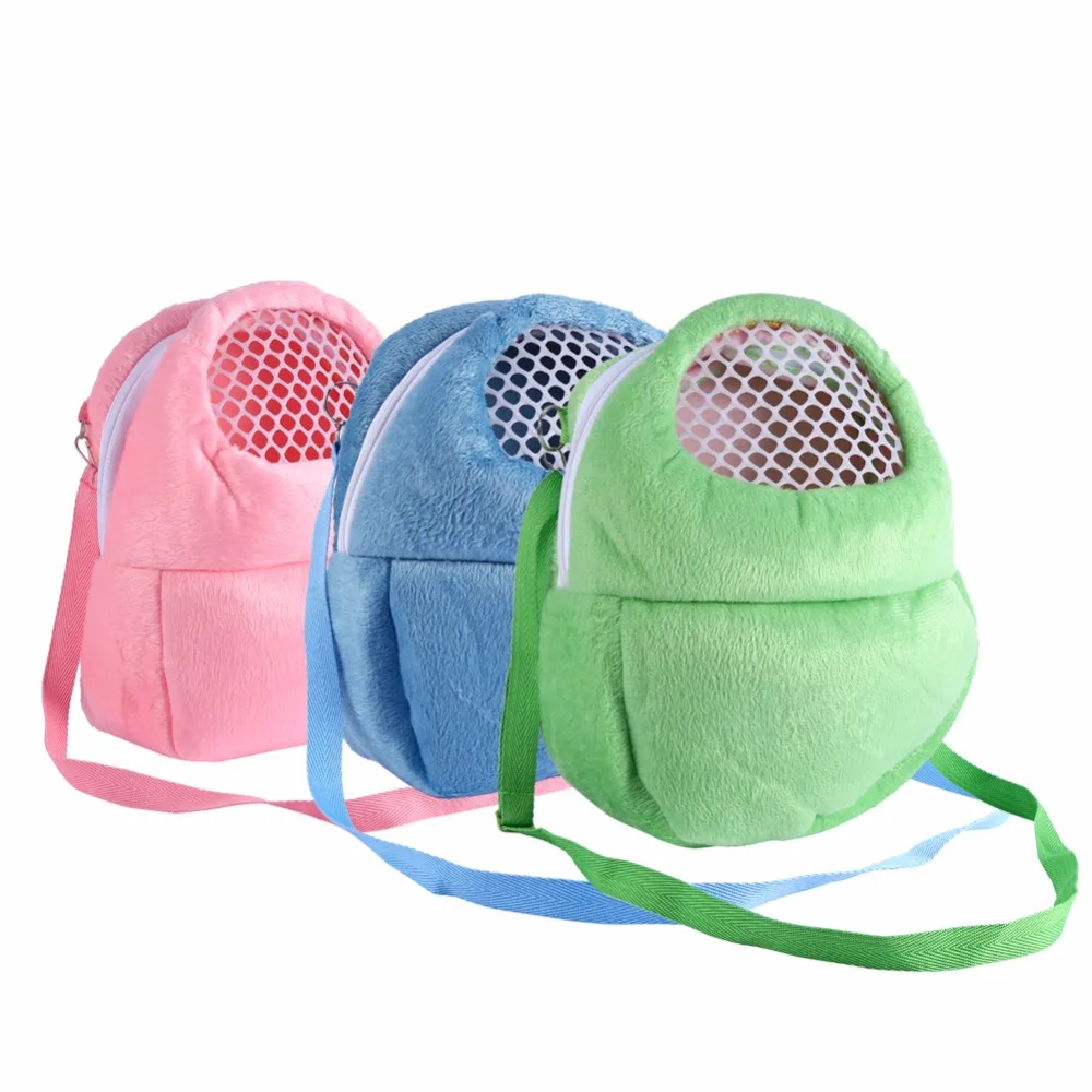 W Small Animals Carriers Pet Carrier Lovely Pocket For Hamster Rat Cat