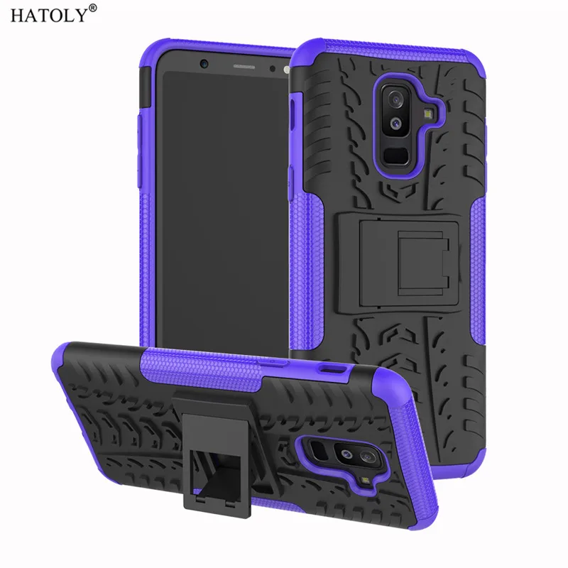 Чехол бампер для Hoesje Samsung Galaxy A6 Plus 2018 силиконовый армированный чехол задний