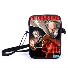 Anime UN COUP de POING HOMME Mini Messenger Sac Garçons Filles École sacs Caractère Saitama Quotidienne Bandoulière Sac Enfants Meilleur Cadeau Sacs Bookbag