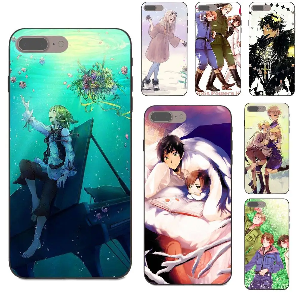 Защитный чехол из ТПУ Axis Powers Hetalia для Huawei Honor 5A 6A 6C 7A 7C 7X 8A 8C 8x 9 10 P8 P9 P10 P20 P30 Mini Lite