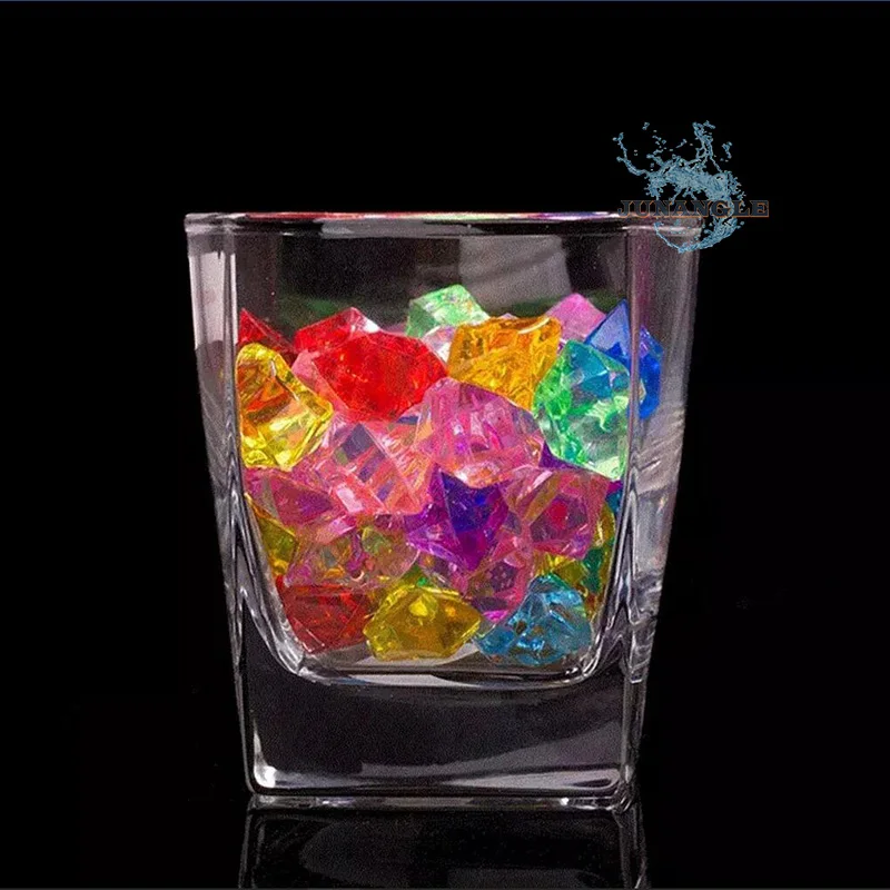 HU 100 г Искусственный акриловый кристаллический камень фон цветной-прозрачный имитация аквариума мини-аквариум украшения Аксессуары