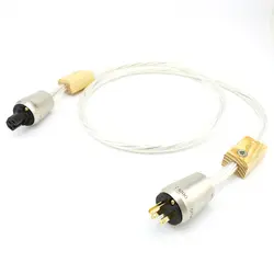 Бесплатная доставка high end ODIN 2 superme справки шнур с позолоченными США Версия power plug соединения с коробкой