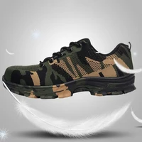 Men's Work Boots Construction Outdoor Steel  Shoes