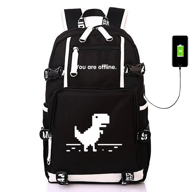 IT Git Hub с USB Светящийся рюкзак, сумки GitHub для ноутбука, дорожные сумки, школьный подростковый рюкзак, подарок, косплей