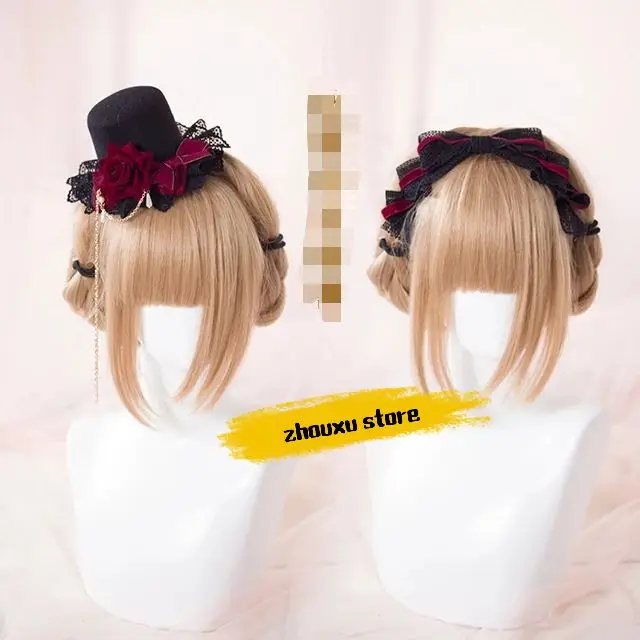 

DIY craft ornaments gothic LOLITA LOLITA rose high hat clip hair hoop cross KC hair clips