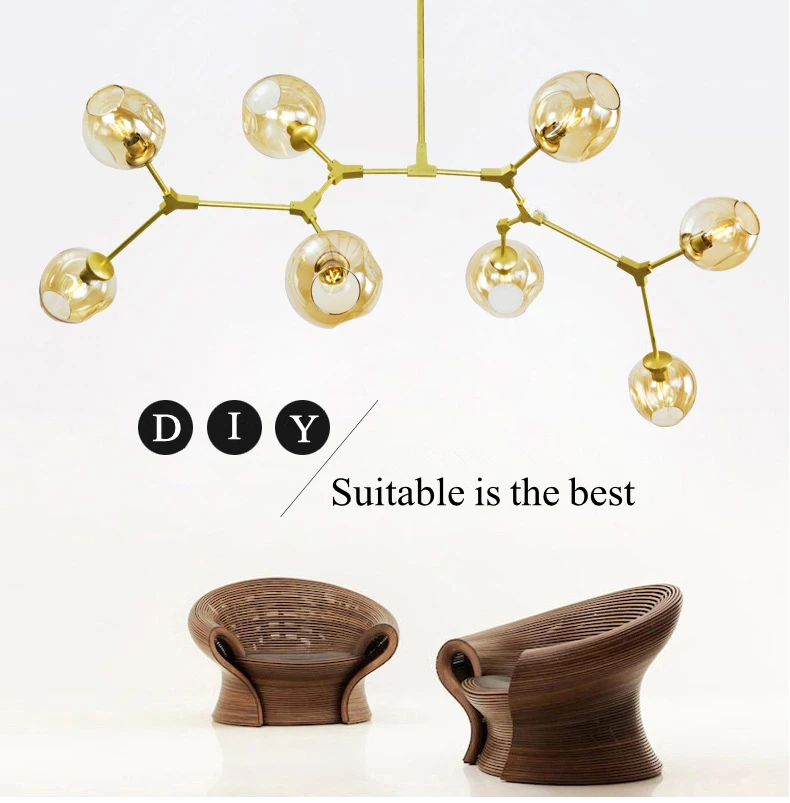 Art Deco Chandelier Lighting Fixtures For Living Dining Room Lustre Led Luminaria Chandeliers 2