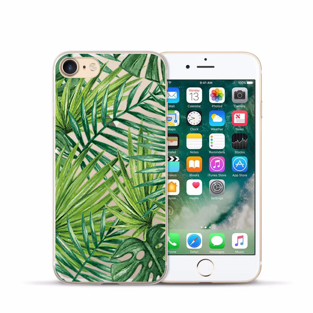 Arvin Case FOR Iphone 7 Soft Clear Protective TPU Back Cover FOR 5 5S 6 sPlus X XS Max XR Painting Silicon Cover FOR Iphone 6s (7)
