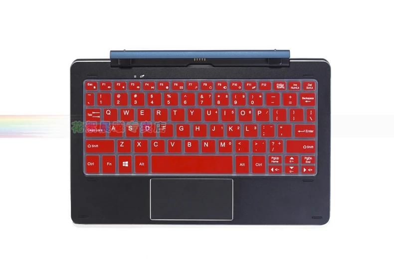 10,1 ''силиконовый защита для клавиатуры ноутбука кожного покрова для chuwi HiBook 10 Hi10 pro 10,1 дюймовый планшет клавиатура охранник - Цвет: red