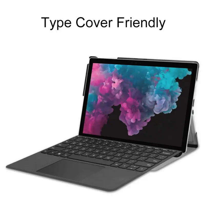 Новейшая подставка PU кожаный чехол для microsoft Surface pro 4 5 6 12,3 дюймов, защитный чехол для Surface pro 6