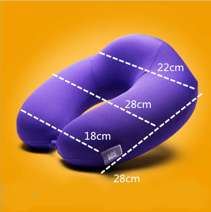 Ортопедическая u-образная подушка для шеи с эффектом памяти, подушка для путешествий, забота о здоровье, аксессуары для путешествий, для полета, сна, для самолета, домашний текстиль