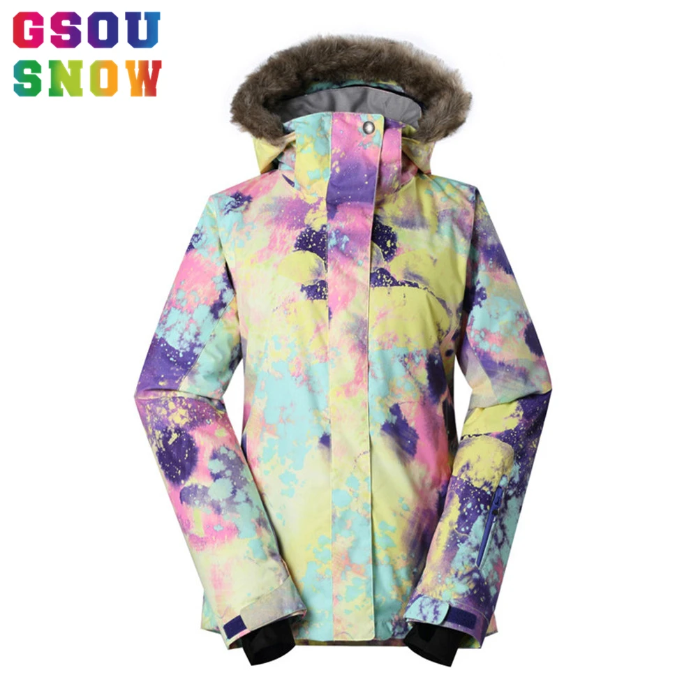 snowboard jacket fur hood