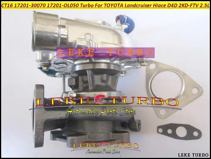 CT16 17201-30070 17201-OL050 Turbo Oil cooled Turbocharger For TOYOTA LandCruiser Land Cruiser Hiace D4D 2KD 2KD-FTV 2KDFTV 2.5L (3)