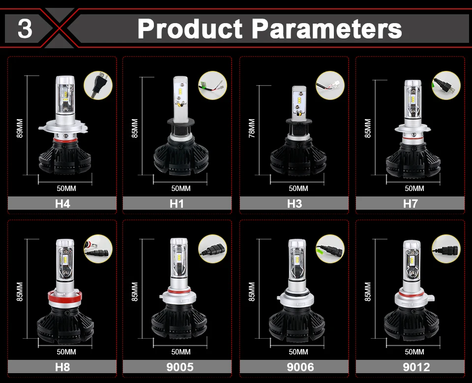 Avacom H7 светодиодный 12000Lm 12V Автомобильные фары H1 H3 H11 светодиодный лед авто лампа H8 9005 HB3 9006 HB4 зэс 50W 6500K 24V H4 светодиодный автомобильные лампы