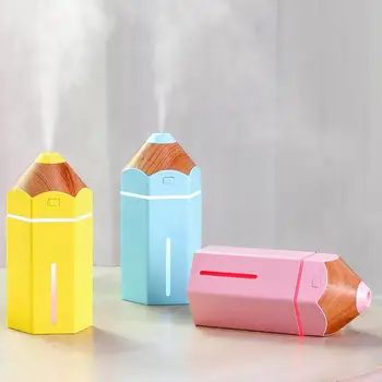 

230ml USB Night Light Pencil Humidifier Ultrasonic Aroma Air Diffuser Purifier Atomizer diffuser difusor de aroma Mist Maker Fog