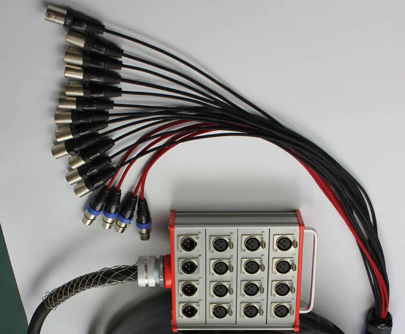 NMBJCKO 16 Channe многожильные кабели с 3 контактным XLR стандартным расширенным