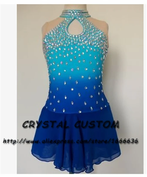 

Hot Sales Ice Figure Skating Dresses Fashion New Brand Competition Girls Figure Skating Dresses Crystal DR3684