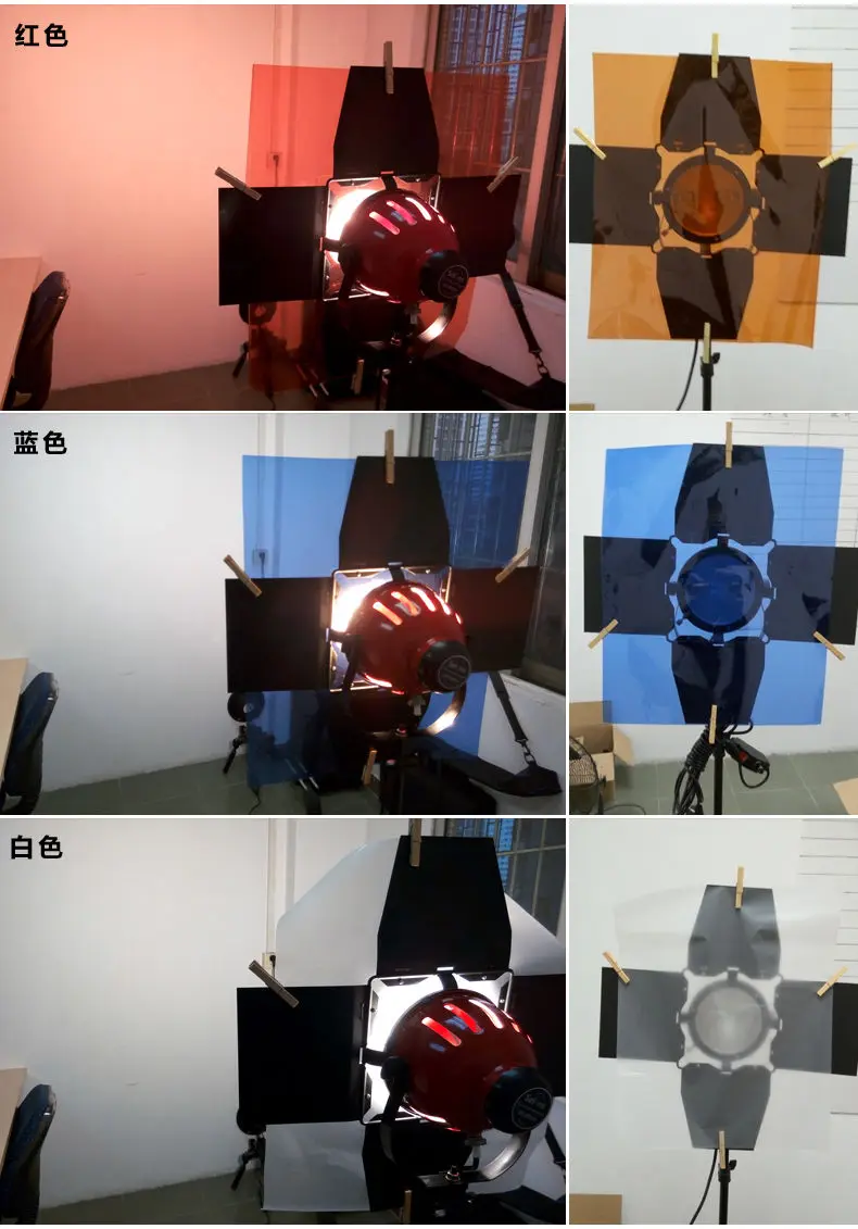 Цветные светофильтрные гелевые листы 16'x2" для студийной фотосъемки видеокамеры