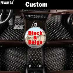 FUWAYDA Custom fit автомобильные коврики для Jeep Wrangler JK серии Sahara Rubicon 2/4 двери водонепроницаемый 3D стильный кожаный для ключа от автомобиля