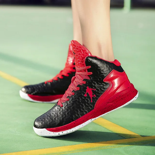 Man High Top Jordan Basketball Shoes Men S Cushioning Light