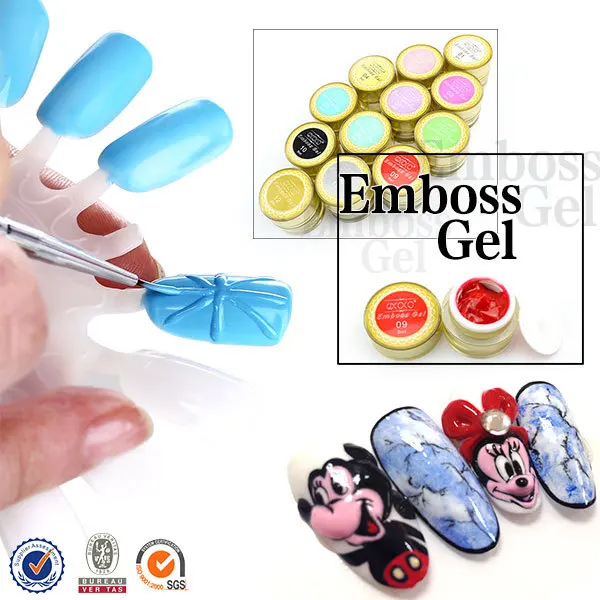 Buy 40269 new nail products of 3d emboss gel uv gel