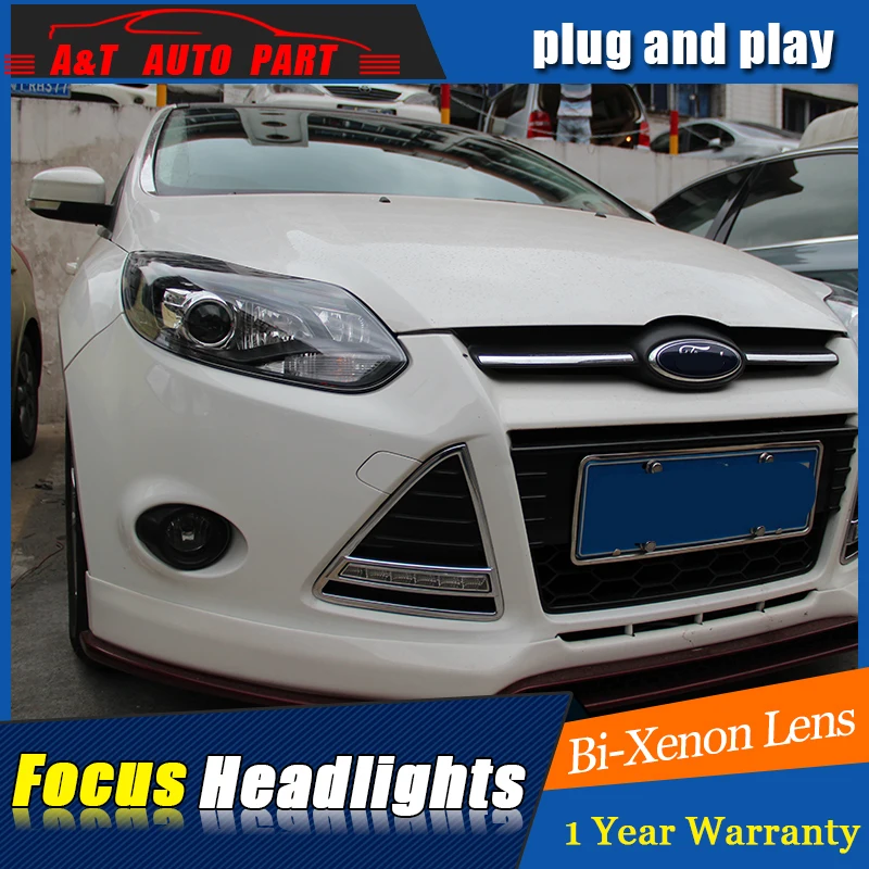 

Auto Part Styling For Ford Focus headlights 2010-2014 For Ford Focus bi xenon lens h7 xenon