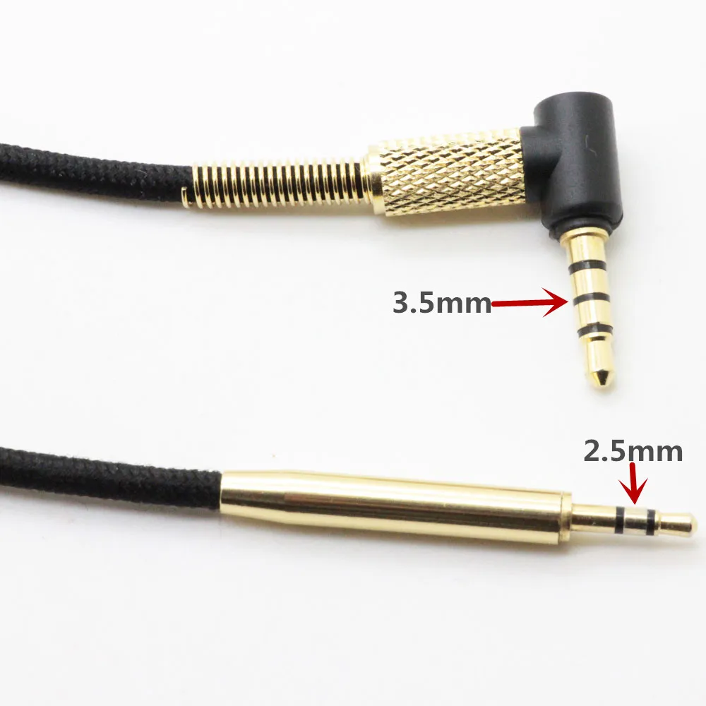 Hifi Audio Cable for Bose QC25 QC35 OE2i for SoundTrue Soundlink Headphones Cords With Mic Volume Control for iPhone