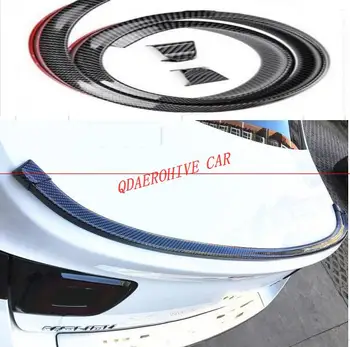 

QDAEROHIVE Carbon Fiber Rubber universal 5D car wing spoiler car For KIA Toyota BMW Audi Mazda Ford Hyundai VW CHEVROLET kits