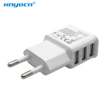Xnyocn быстрой зарядки 5V 3.4A 3-Порты и разъёмы USB устройство для зарядки из настенной розетки для дома и путешествий AC Зарядное устройство адаптер для сотового телефона планшета(ЕС штепсельная вилка стандарта США