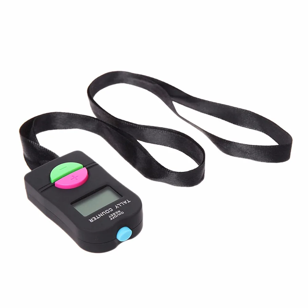 

Digital Hand Tally Counter Electronic Manual Clicker Golf Gym Hand Held Counter