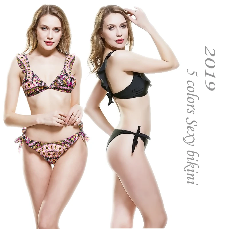 

2019 Sexy Swimwear Women Swimsuit Thong Bikini Mujer Bathing Suit Women Swimming Suit Bikinis Push Up Tankini Biquini Monokini