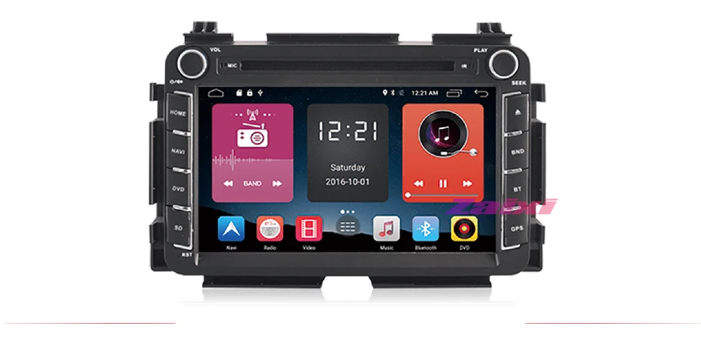 Excellent ZaiXi Android Car Multimedia player 2 Din WIFI GPS Navigation Autoradio For Honda XR-V XRV 2013~2019 GPS Radio FM Maps BT 1