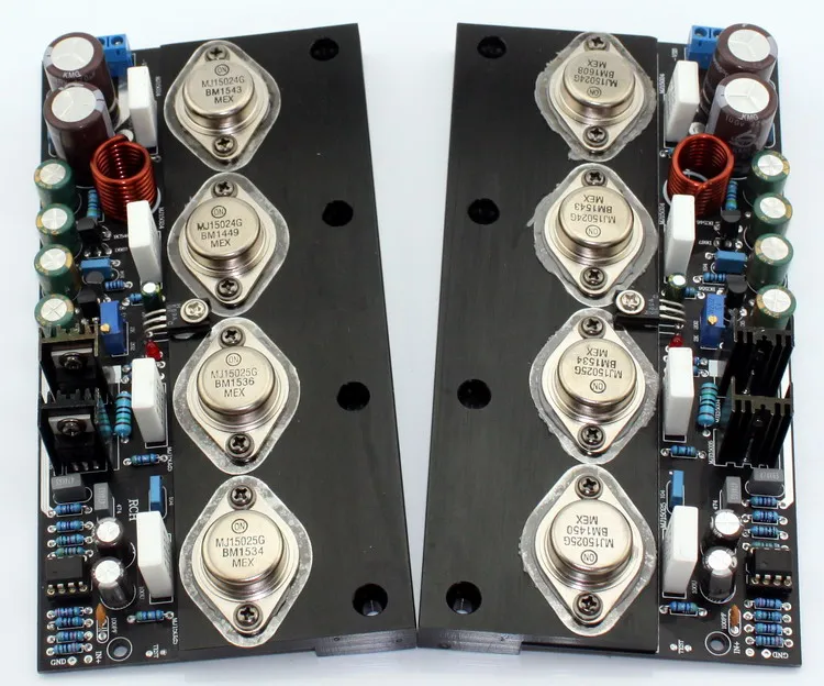 DC25 35V 20 Вт/8 Ом 40 Вт/4 Ом. 80 Вт/2 MJ15024 / MJ15025 без отзывы Плата усилителя класса A|amplifier 4