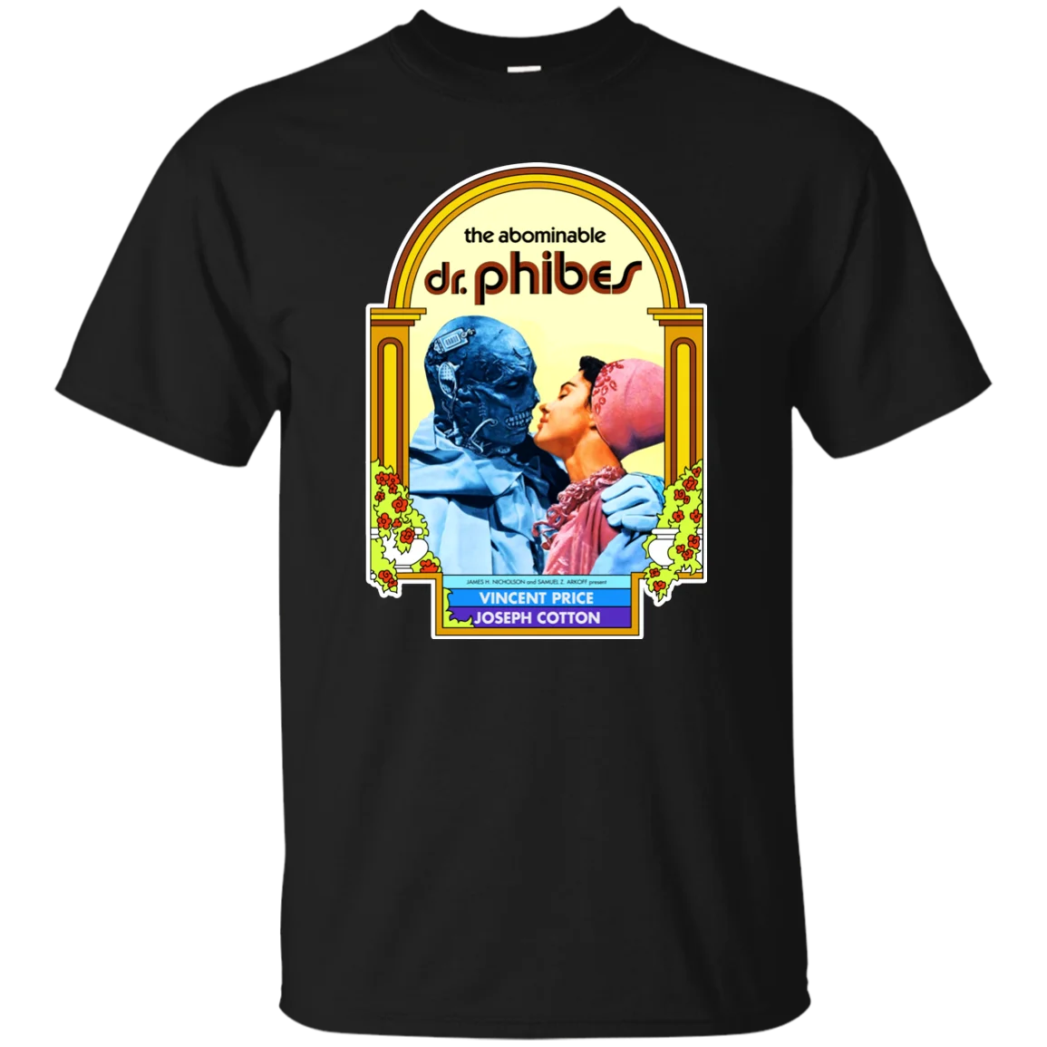 Abominable Dr. Phibes Vincent Price ретро ужас зловещее кино футболка классная Повседневная