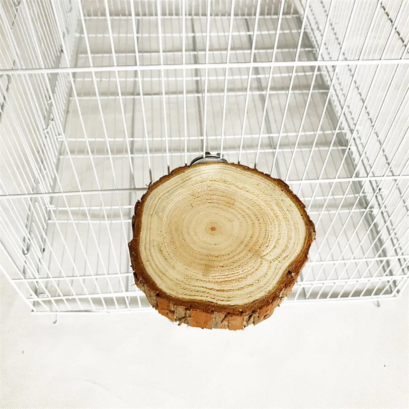Small Pet Jump Wood Platform Play Toy Mouse Hanging Cage Bird Parrot Chew Toy Seesaw Swing Gerbil Rat Bird Accessories 40DC28 (2)