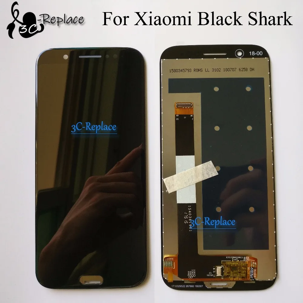 5,99 дюймов для Xiaomi Black Shark SKR-A0 SKR-H0 Полный ЖК-дисплей+ кодирующий преобразователь сенсорного экрана в сборе Замена