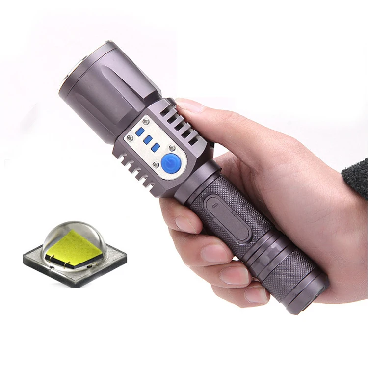 

High quality USB light L2 ultra bright led flashlight USB special purpose for Port Military police Riding hunting camp