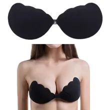 Женский Невидимый силиконовый бюстгальтер в форме ракушки без бретелек, застежка спереди, клейкий, без спинки, липкий, пуш-ап, наклейки на грудь, покрытие для сосков