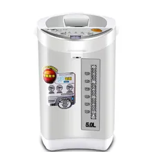 Электрический термос, бутылка для воды, домашняя 304, изоляция из нержавеющей стали, 5л, электрические чайники, функция автоматического отключения