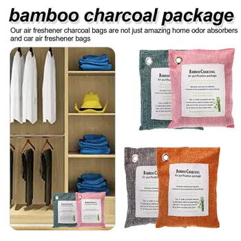 

4/6/8 Pcs/Set Air Freshener Bamboo Charcoal Bag Smelly Removing Activated Carbon Closets Shoe Deodorant Deodorize