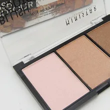 3 вида цветов ярче Уход за лошадьми контур спрессованная пудра в оттенках пудра для стрижки Хайлайтер с эффектом загара