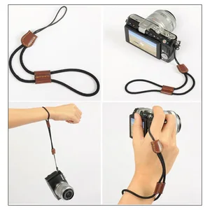 Universal Luxury Leather Wrist strap Camera wrist rope For sony canon pentax nikon digital camera