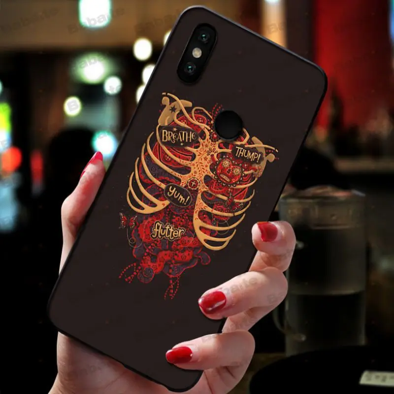 babaite Medical Human Organs Brain Meridian Kidney Art Phone Case For xiaomi mi 8se 6 mi8lite note2 note3 mix2 max2 max3 Cases