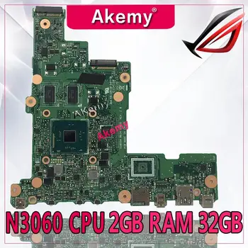 

AKemy E205SA Motherboard 32 GB N3060 CPU For Asus tp200sA E205SA E205S Laptop motherboard E205SA Mainboard E205SA Motherboard