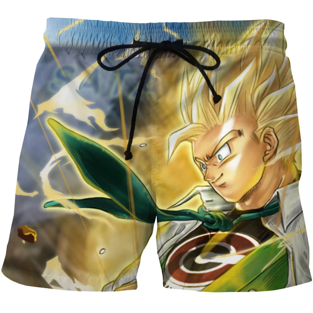 Сын Гохан Супер Saiyan Для мужчин Шорты для женщин сетки быстросохнущая Surf Пляжные