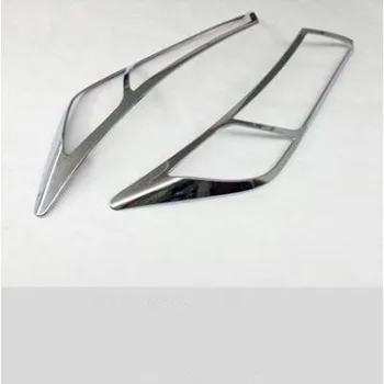 

Free Shipping For Honda City 2015 2PCS High Quality ABS Chrome Car Front Lampshade Cover Trim Car Styling Accessories