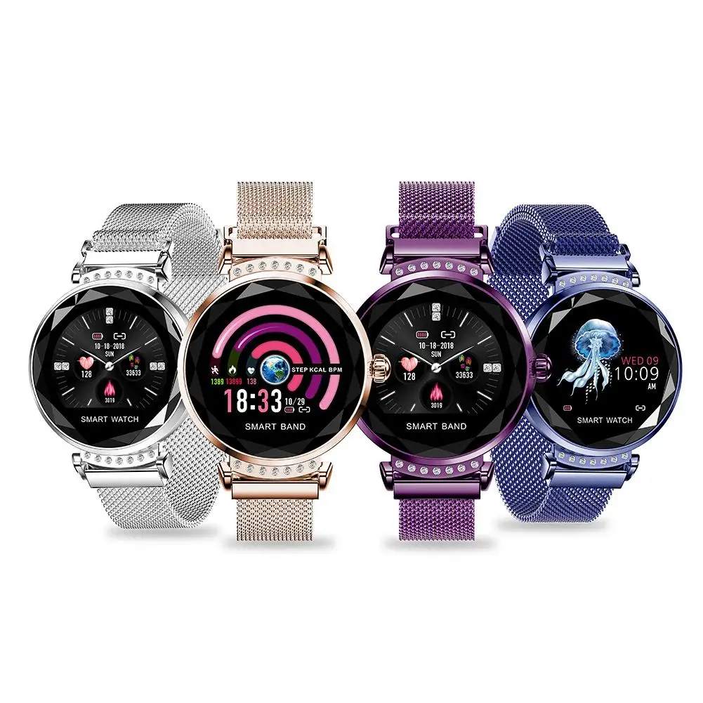 

H2 Bluetooth Heart Rate Monitor Menstrual Reminder Smart Watch for Android iOS