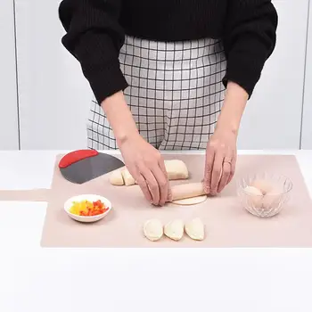 

Silicone Baking Mats Sheet Pizza Dough Non-Stick Maker Holder Pastry Kitchen Gadgets Cooking Tools Utensils Bakeware Accessories