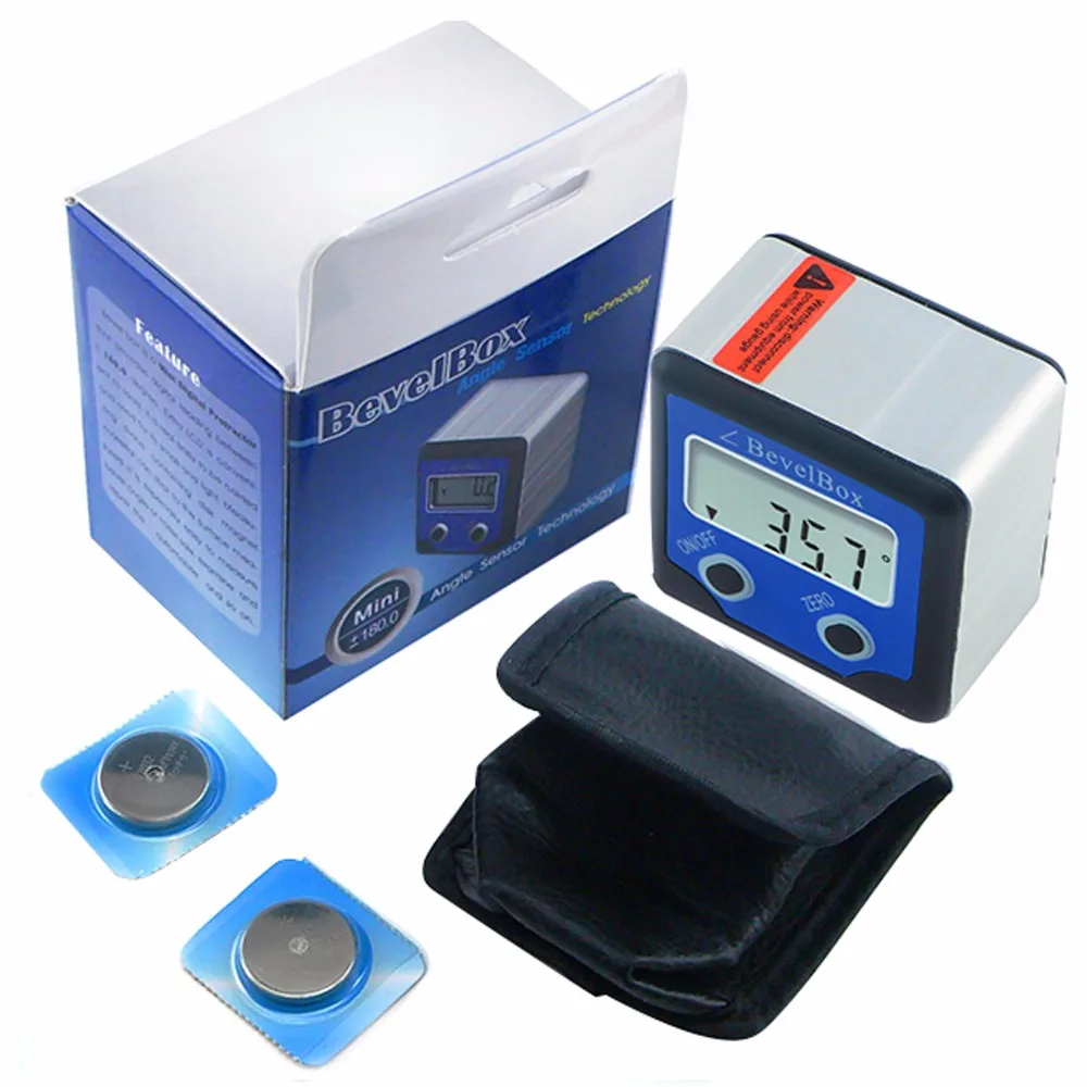 caixa chanfrada digital angulo finder transferidor com 01